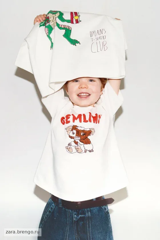 ФУТБОЛКА С ИЛЛЮСТРАЦИЕЙ GREMLINS™ & © X DYLAN´S T-SHIRT CLUB X ZARA