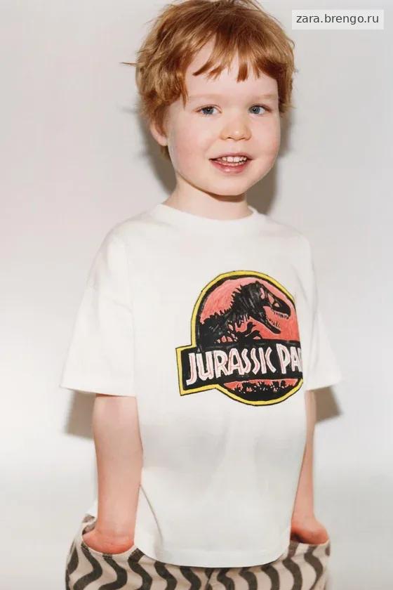 ФУТБОЛКА С ИЗОБРАЖЕНИЕМ JURASSIC PARK© X DYLAN´S T-SHIRT CLUB X ZARA