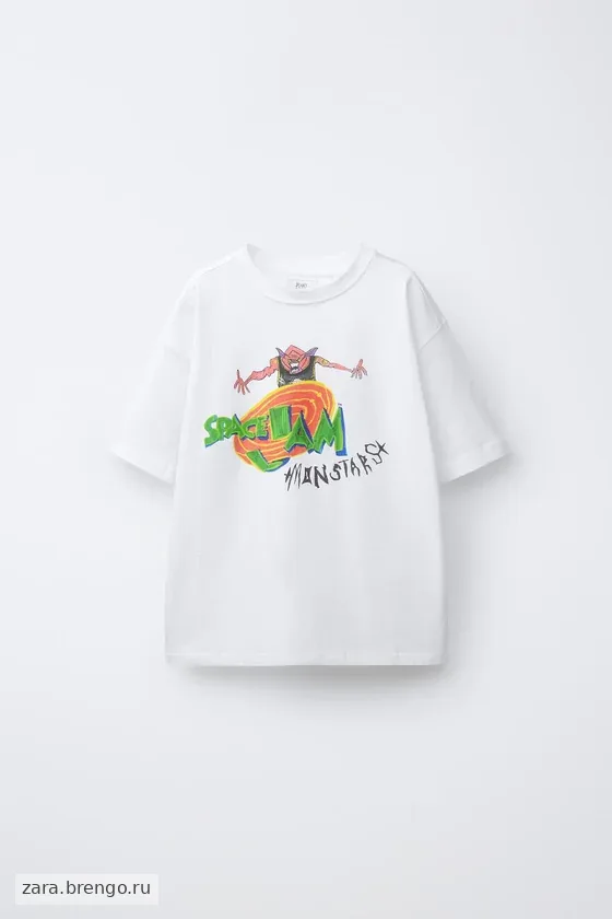 ФУТБОЛКА С ИЛЛЮСТРАЦИЕЙ SPACE JAM™ & © X DYLAN´S T-SHIRT CLUB X ZARA