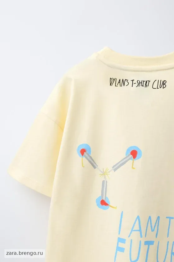 ФУТБОЛКА С ИЛЛЮСТРАЦИЕЙ «НАЗАД В БУДУЩЕЕ» X DYLAN’S T-SHIRT CLUB X ZARA