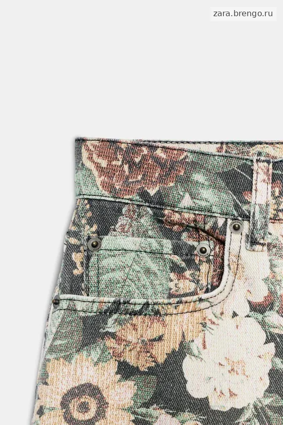 ШОРТЫ С ЦВЕТОЧНЫМ ПРИНТОМ — коллекция Zara «ZW»