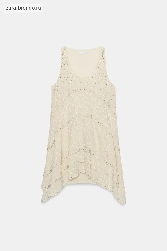 КОРОТКОЕ ЖАККАРДОВОЕ ПЛАТЬЕ — коллекция Zara «ZW»