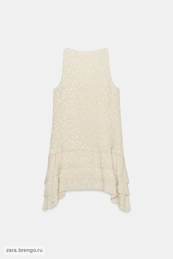 КОРОТКОЕ ЖАККАРДОВОЕ ПЛАТЬЕ — коллекция Zara «ZW»