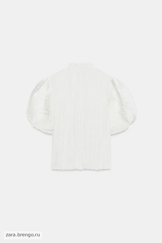 ПЛИССИРОВАННАЯ БЛУЗА коллекция Zara «ZW»