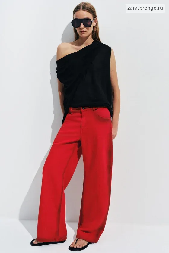 ДЖИНСЫ  С НИЗКОЙ ПОСАДКОЙ — коллекция Zara «ZW»