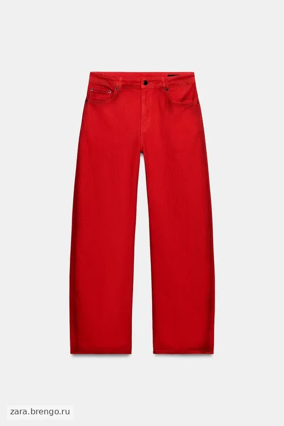 ДЖИНСЫ  С НИЗКОЙ ПОСАДКОЙ — коллекция Zara «ZW»