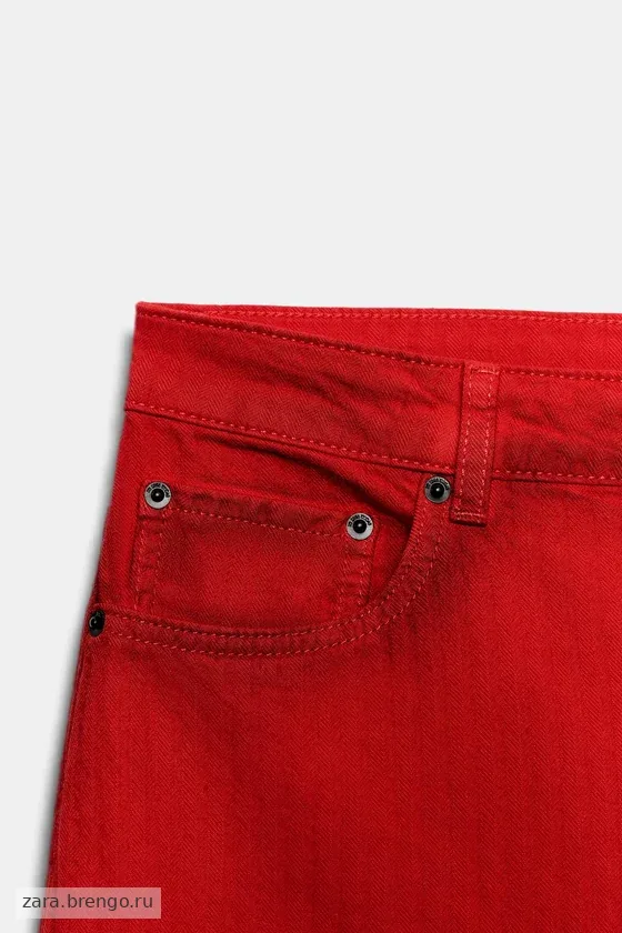 ДЖИНСЫ  С НИЗКОЙ ПОСАДКОЙ — коллекция Zara «ZW»