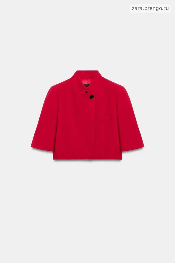 УКОРОЧЕННЫЙ БЛЕЙЗЕР С КОРОТКИМИ РУКАВАМИ — коллекция Zara «ZW»