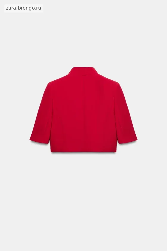 УКОРОЧЕННЫЙ БЛЕЙЗЕР С КОРОТКИМИ РУКАВАМИ — коллекция Zara «ZW»