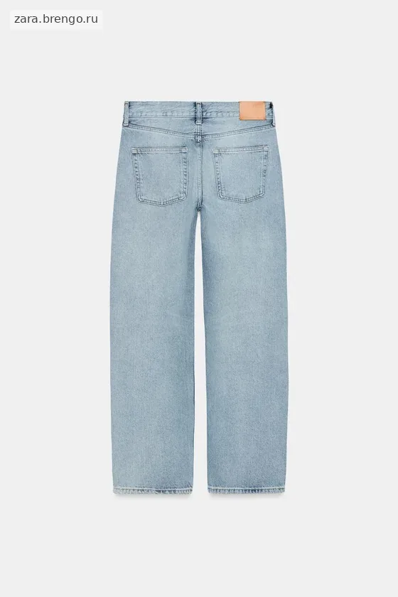 ДЖИНСЫ ПРЯМОГО КРОЯ С НИЗКОЙ ПОСАДКОЙ — коллекция Zara «ZW»