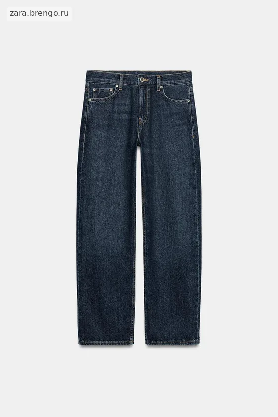 ДЖИНСЫ ПРЯМОГО КРОЯ С НИЗКОЙ ПОСАДКОЙ — коллекция Zara «ZW»