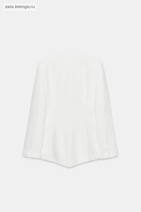 БЛЕЙЗЕР-СМОКИНГ ИЗ ЛЬНА — коллекция Zara «ZW»