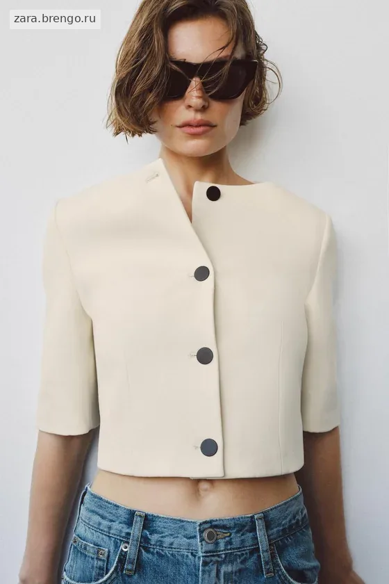 УКОРОЧЕННАЯ КУРТКА — коллекция Zara «ZW»