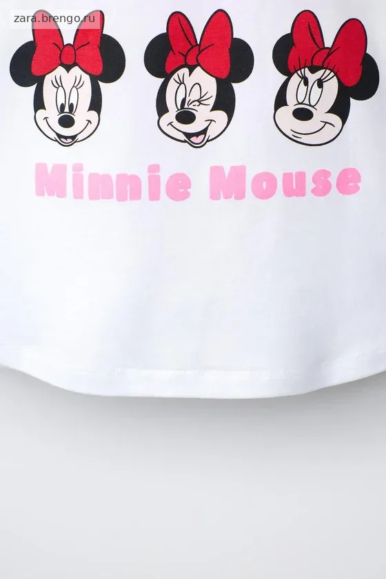 ФУТБОЛКА С БАНТАМИ КРЮЧКОМ И Минни Маус © Disney