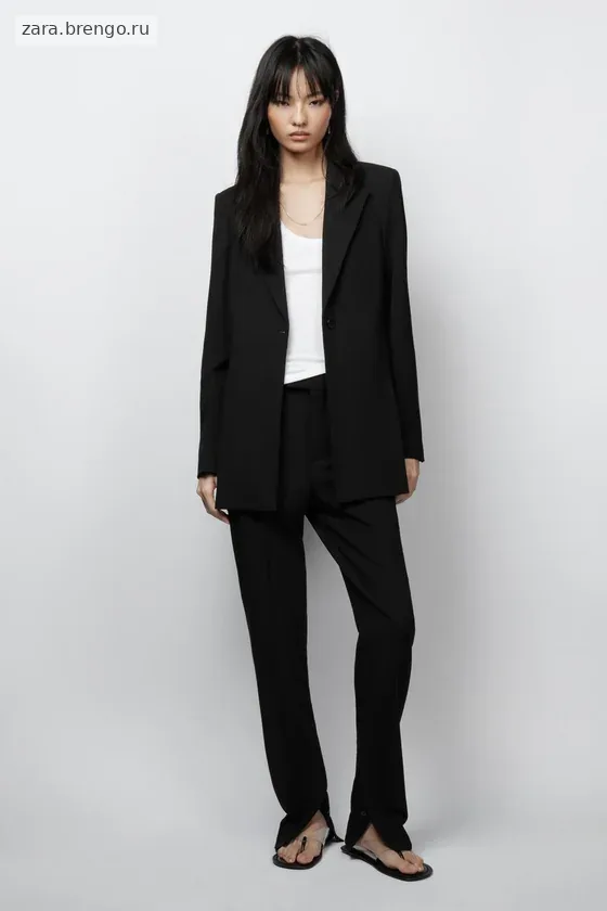 УЗКИЕ БРЮКИ ИЗ ШЕРСТИ — коллекция Zara «ZW» лимитированная серия
