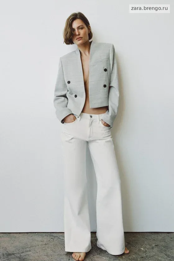 ДЖИНСЫ  С НИЗКОЙ ПОСАДКОЙ — коллекция Zara «ZW»