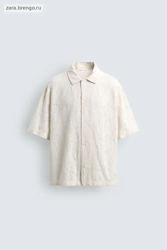 РУБАШКА ИЗ ФАКТУРНОЙ ТКАНИ JACQUARD