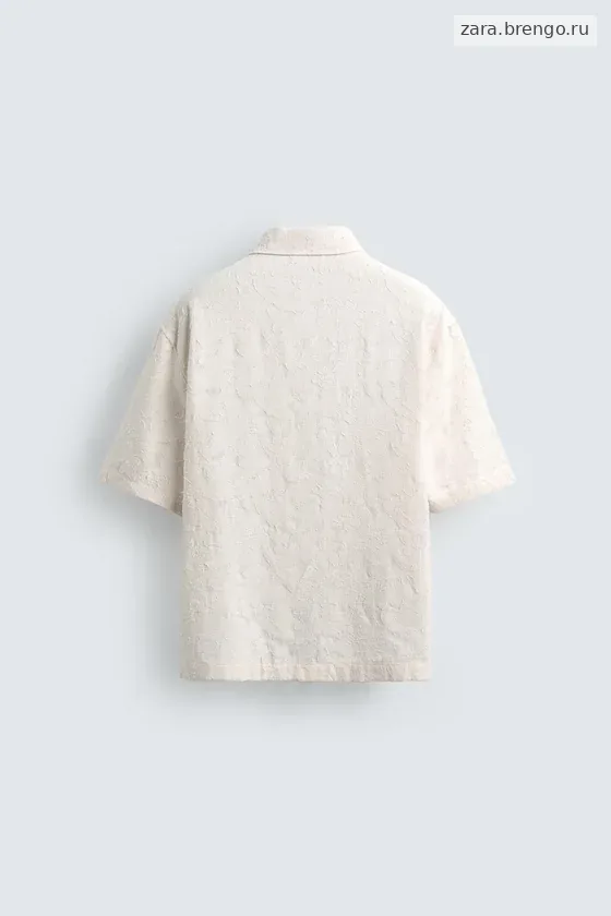 РУБАШКА ИЗ ФАКТУРНОЙ ТКАНИ JACQUARD