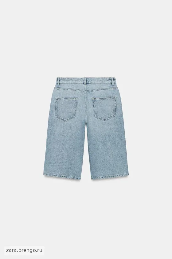 ДЖИНСОВЫЕ ШОРТЫ БЕРМУДЫ СО СРЕДНЕЙ ПОСАДКОЙ — коллекция Zara «ZW»