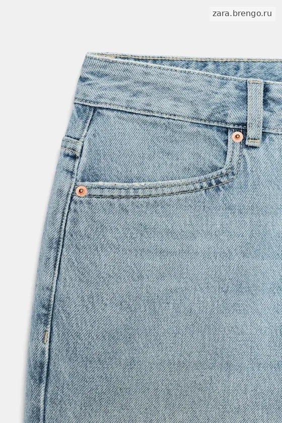 ДЖИНСОВЫЕ ШОРТЫ БЕРМУДЫ СО СРЕДНЕЙ ПОСАДКОЙ — коллекция Zara «ZW»
