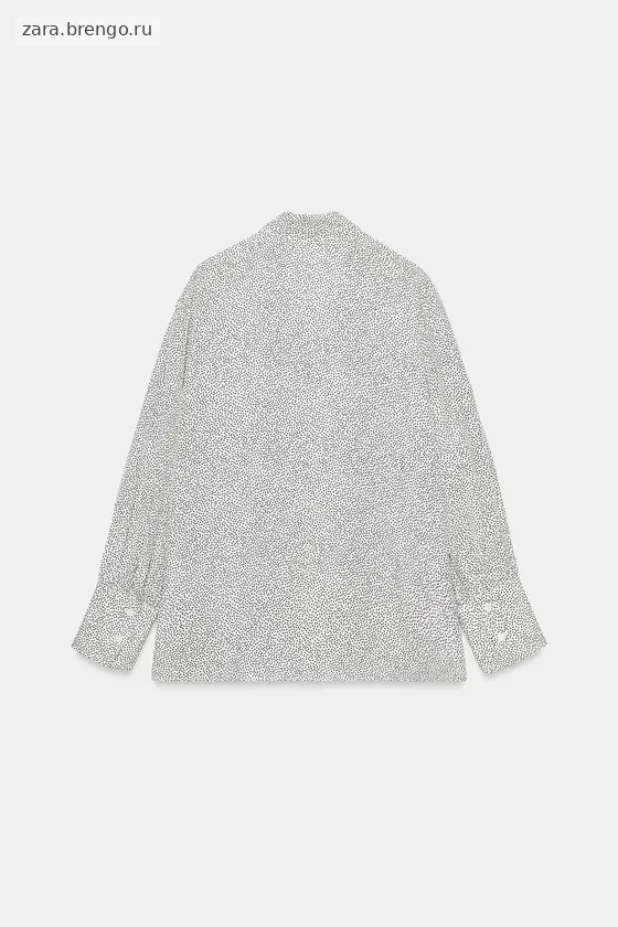 РУБАШКА В ГОРОШЕК С ЗАВЯЗКАМИ — коллекция Zara «ZW»