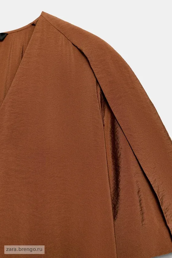 ПЛАТЬЕ МИДИ ИЗ РЕЛЬЕФНОЙ ТКАНИ — коллекция Zara «ZW» лимитированная серия