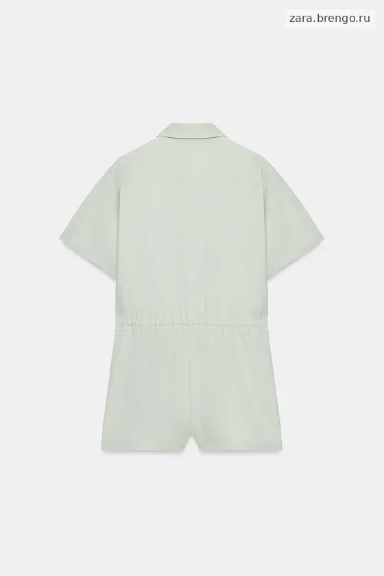 КОМБИНЕЗОН-РУБАШКА С ПОЯСОМ — коллекция Zara «ZW»