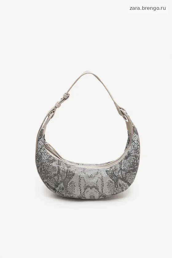 Сумка на плечо с животным принтом - вещь zara woman