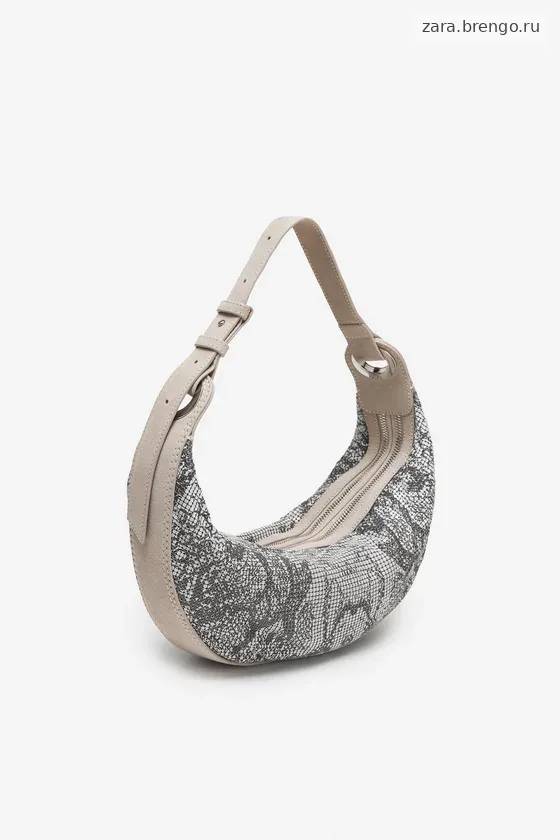 Сумка на плечо с животным принтом - вещь zara woman