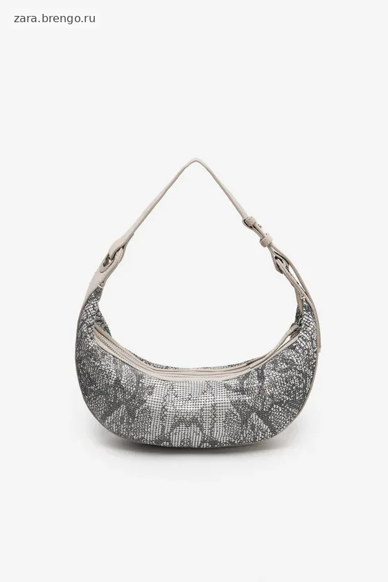 Сумка на плечо с животным принтом - вещь zara woman