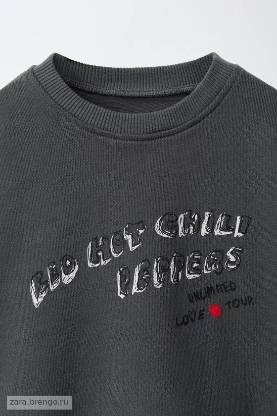 Толстовка с вышивкой red hot chili peppers ©