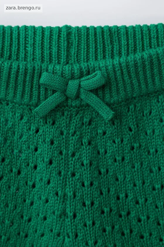 ТРИКОТАЖНЫЕ ШОРТЫ CASA LAWA X ZARA KIDS С ЛИМОНОМ