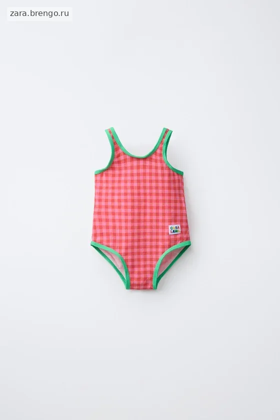 2-6 ЛЕТ/ КУПАЛЬНИК В КЛЕТКУ CASA LAWA X ZARA KIDS