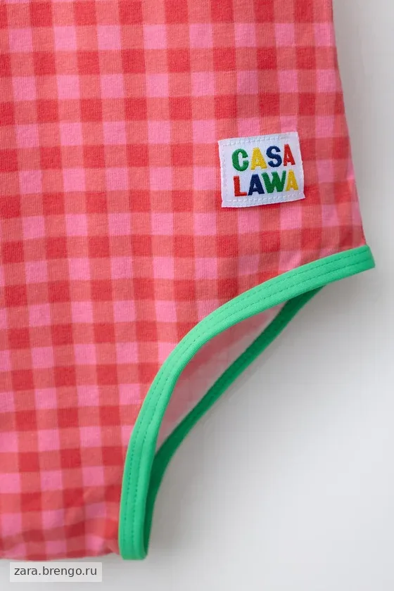 2-6 ЛЕТ/ КУПАЛЬНИК В КЛЕТКУ CASA LAWA X ZARA KIDS