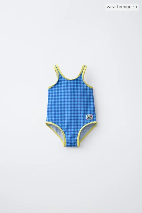 2-6 ЛЕТ/КУПАЛЬНИК В КЛЕТКУ CASA LAWA X ZARA KIDS