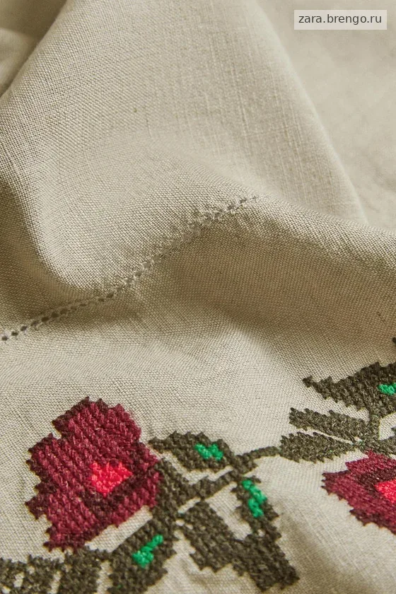 Пляжное полотенце с цветочным узором
