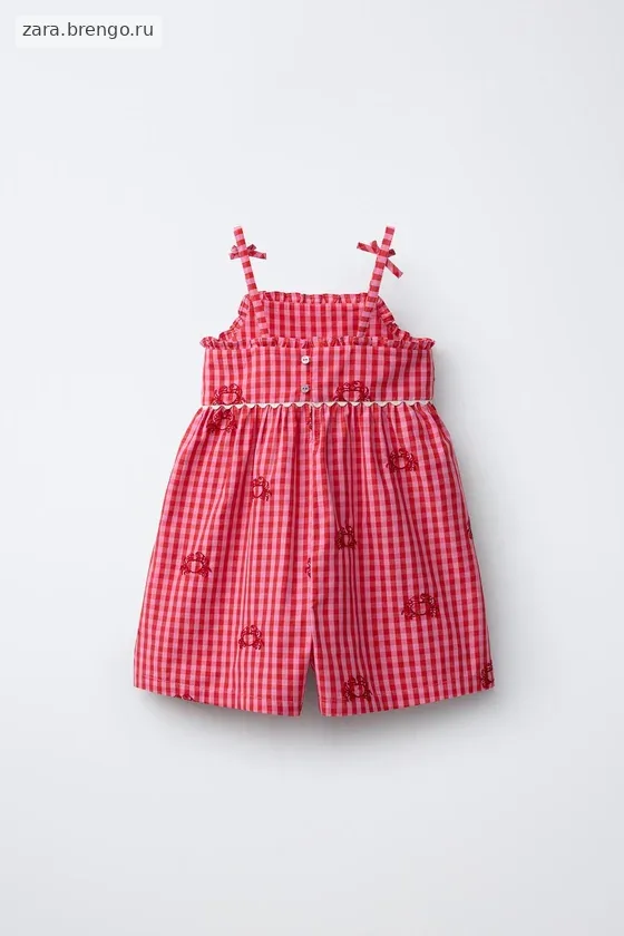 КОМБИНЕЗОН С ВЫШИВКОЙ КРАБОВ CASA LAWA X ZARA KIDS