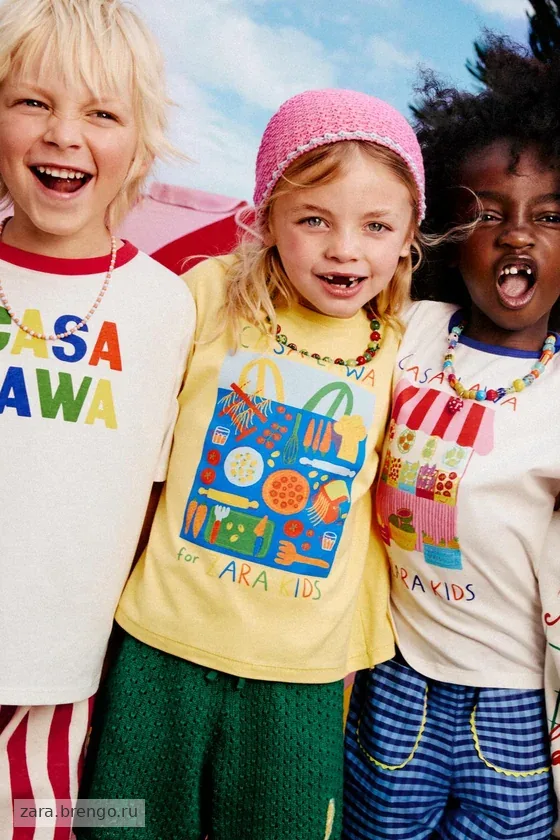 ФУТБОЛКА С ЛОГОТИПОМ CASA LAWA X ZARA KIDS