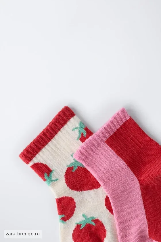 НАБОР ИЗ ДВУХ КОРОТКИХ НОСКОВ CASA LAWA X ZARA KIDS