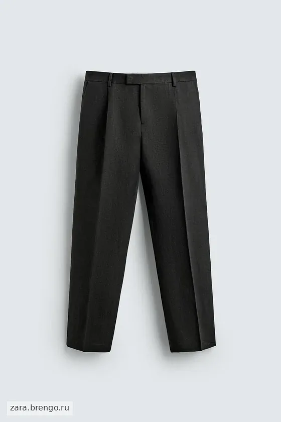 КОСТЮМНЫЕ БРЮКИ ИЗ 100% ЛЬНА Zara «Aaron Levine»