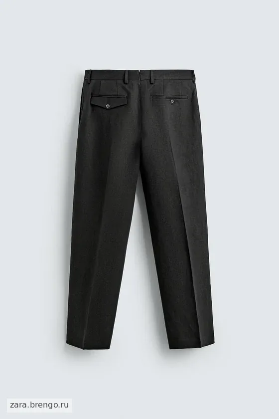 КОСТЮМНЫЕ БРЮКИ ИЗ 100% ЛЬНА Zara «Aaron Levine»