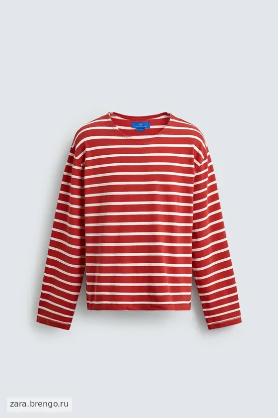 ФУТБОЛКА ЖАККАРД В ПОЛОСКУ Zara «Aaron Levine»