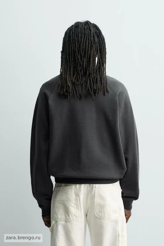 ТОЛСТОВКА С ЭФФЕКТОМ ПОТЕРТОСТИ Zara «Aaron Levine»