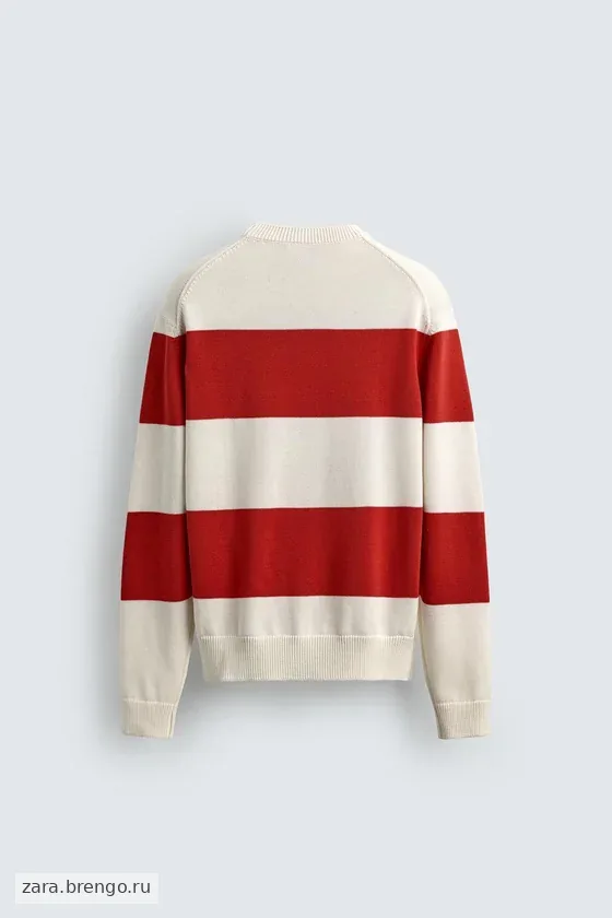 ЖАККАРДОВЫЙ СВИТЕР В ПОЛОСКУ Zara «Aaron Levine»