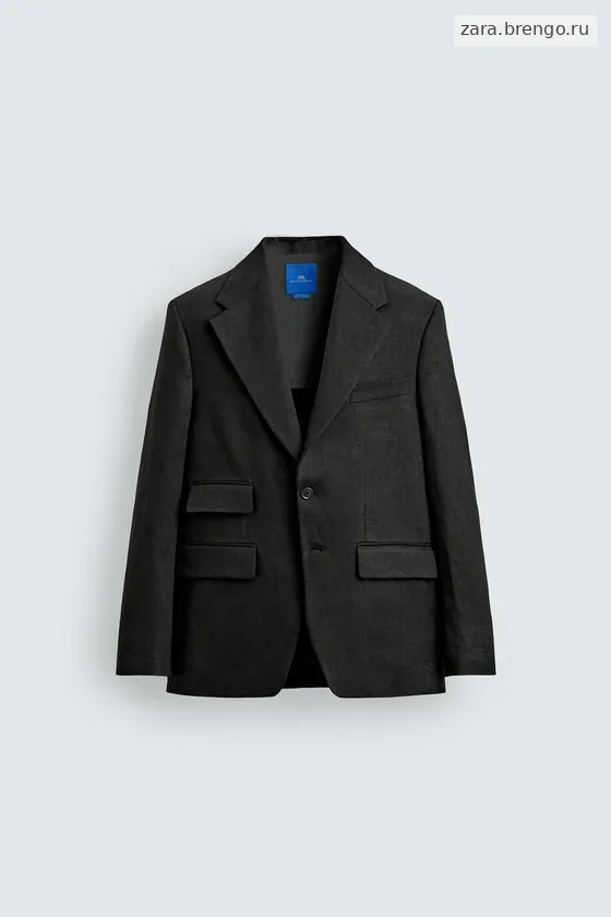 КОСТЮМНЫЙ ПИДЖАК ИЗ 100% ЛЬНЯНОГО ТВИЛА Zara «Aaron Levine»