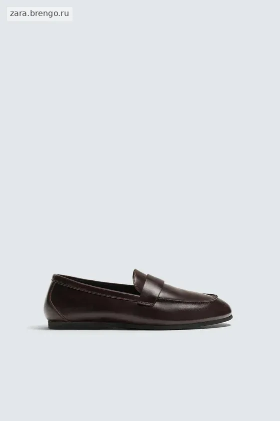 ЛОФЕРЫ ИЗ КОЖИ С ПЛАНКОЙ И ПОДОШВОЙ Vibram® Zara «Aaron Levine»