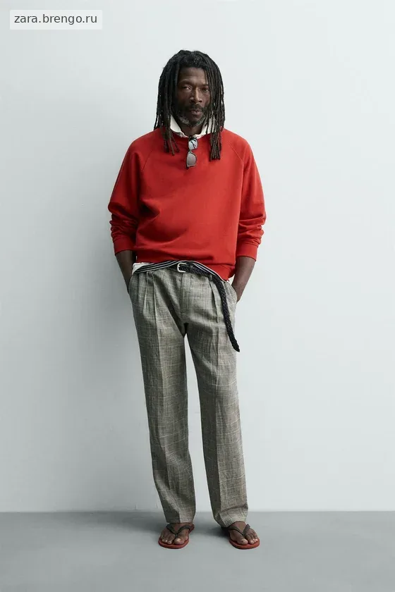 ТОЛСТОВКА С ЭФФЕКТОМ ПОТЕРТОСТИ Zara «Aaron Levine»