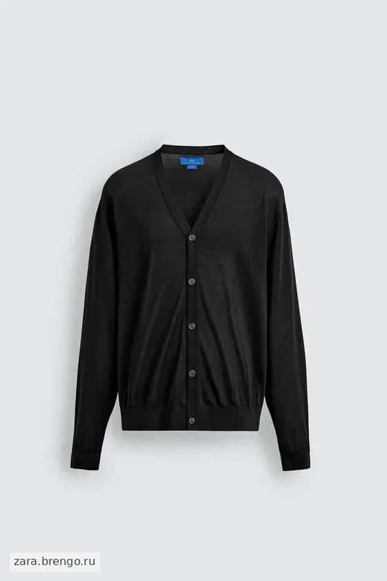 КАРДИГАН ИЗ 100% ШЕЛКА Zara «Aaron Levine»