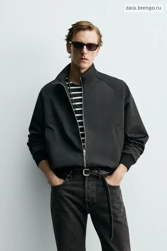КУРТКА стандартной посадки ИЗ ХЛОПКА И ШЕРСТИ Zara «Aaron Levine»
