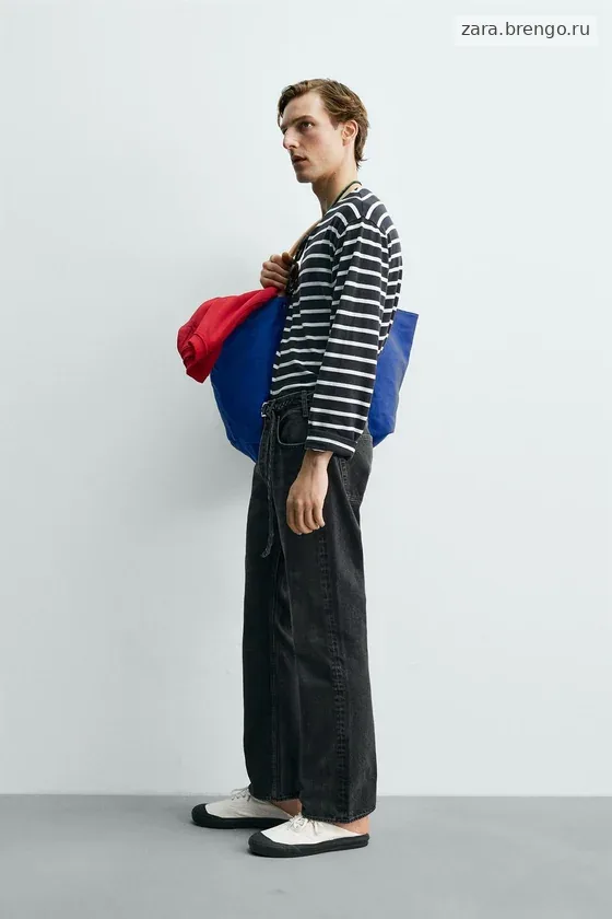 ФУТБОЛКА ЖАККАРД В ПОЛОСКУ Zara «Aaron Levine»